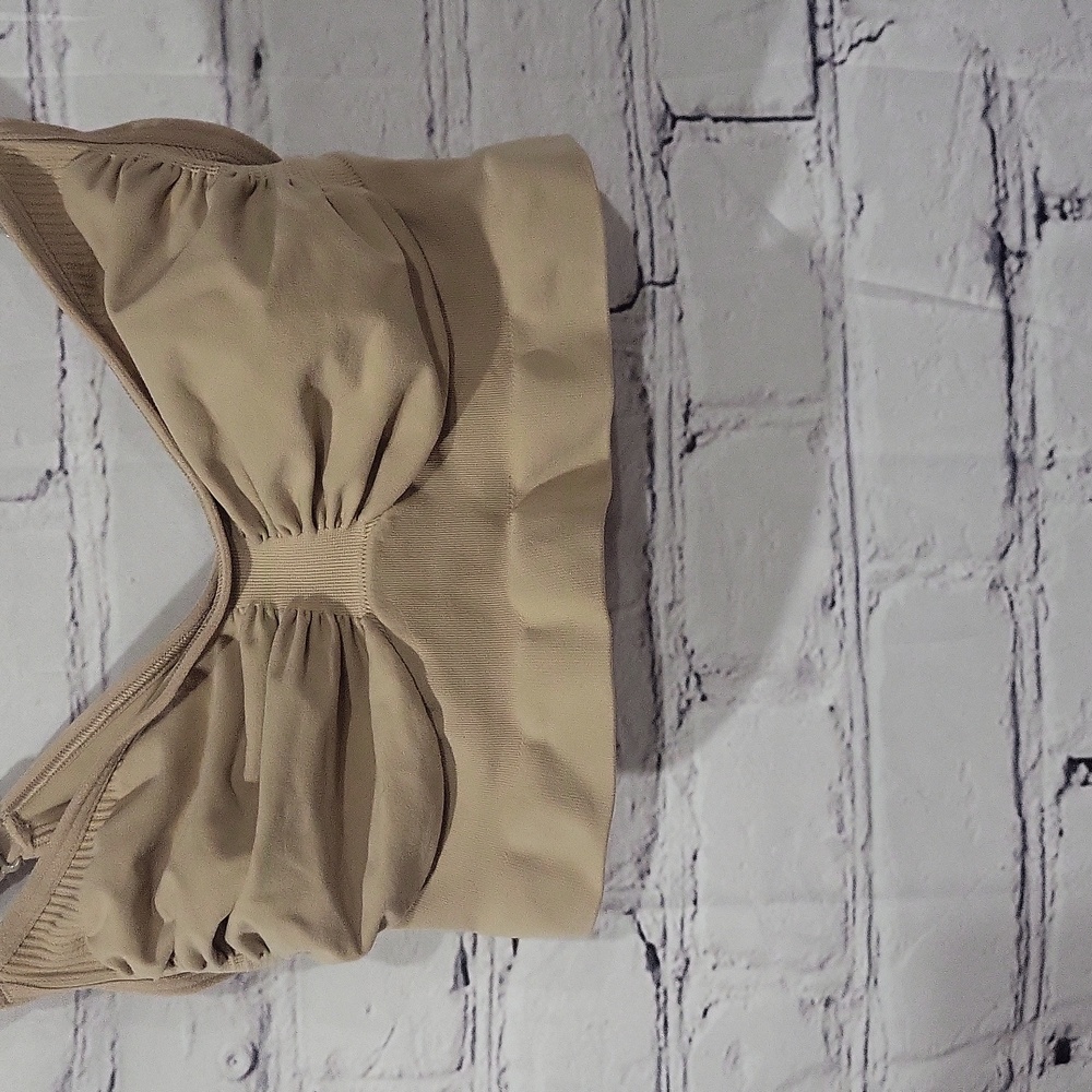 Simms Tan Ruched Bra - Picture 2 of 4